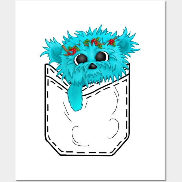 Pocket Beebo Wall Art by LottieMockett